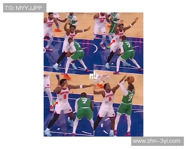 杰伦布朗意外撞击K乔治白T恤沾满发际线粉成新焦点